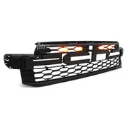 Black F Style Grill With Amber LED fits Ford Ranger RAPTOR Next Gen T9 2022- 