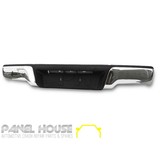 Rear Bumper Bar Chrome Fits Isuzu DMAX 2012 - 2020 Flat Top D-MAX
