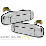 Mitsubishi Pajero NL Wagon '98-'00 LH+RH Side REAR Chrome Outer PAIR Door Handle NEW