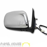 Door Mirror RIGHT Chrome Electric Fits Toyota Hilux 2005 - 06/2010