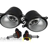 Fog Driving Light + H11 Bulb PAIR Replacement Fits Toyota KLUGER GSU4 07-10 NEW