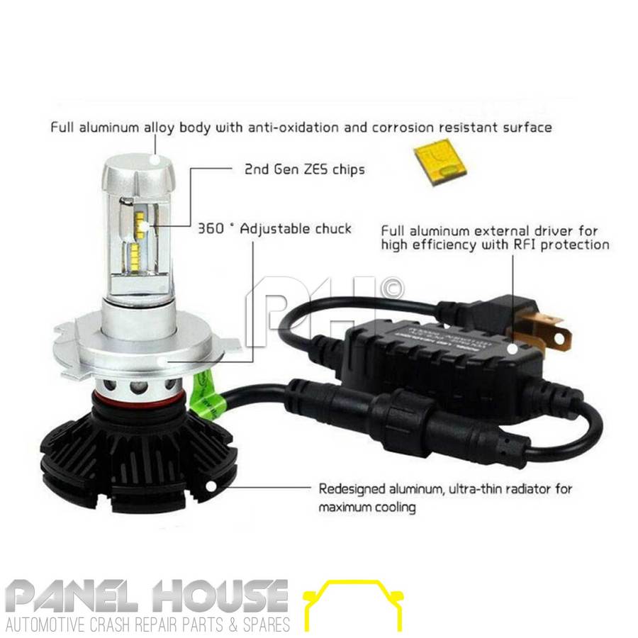 H7 Bulb Conversion Complete Kit Phillips LED Lumiled Head Light 6000K
