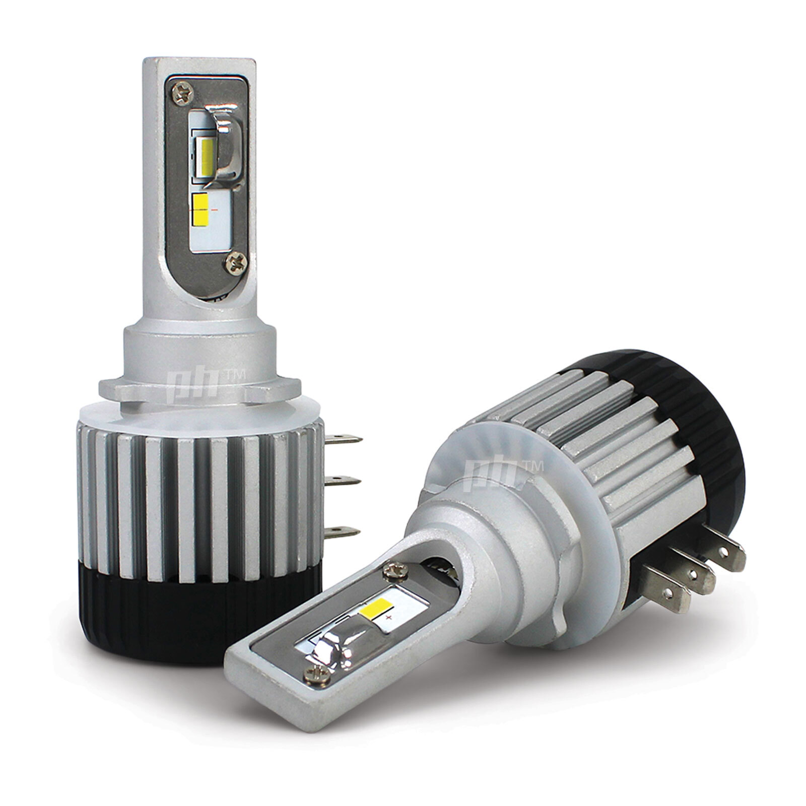 H15 LED Headlight Bulbs 6500k 4800LM PAIR