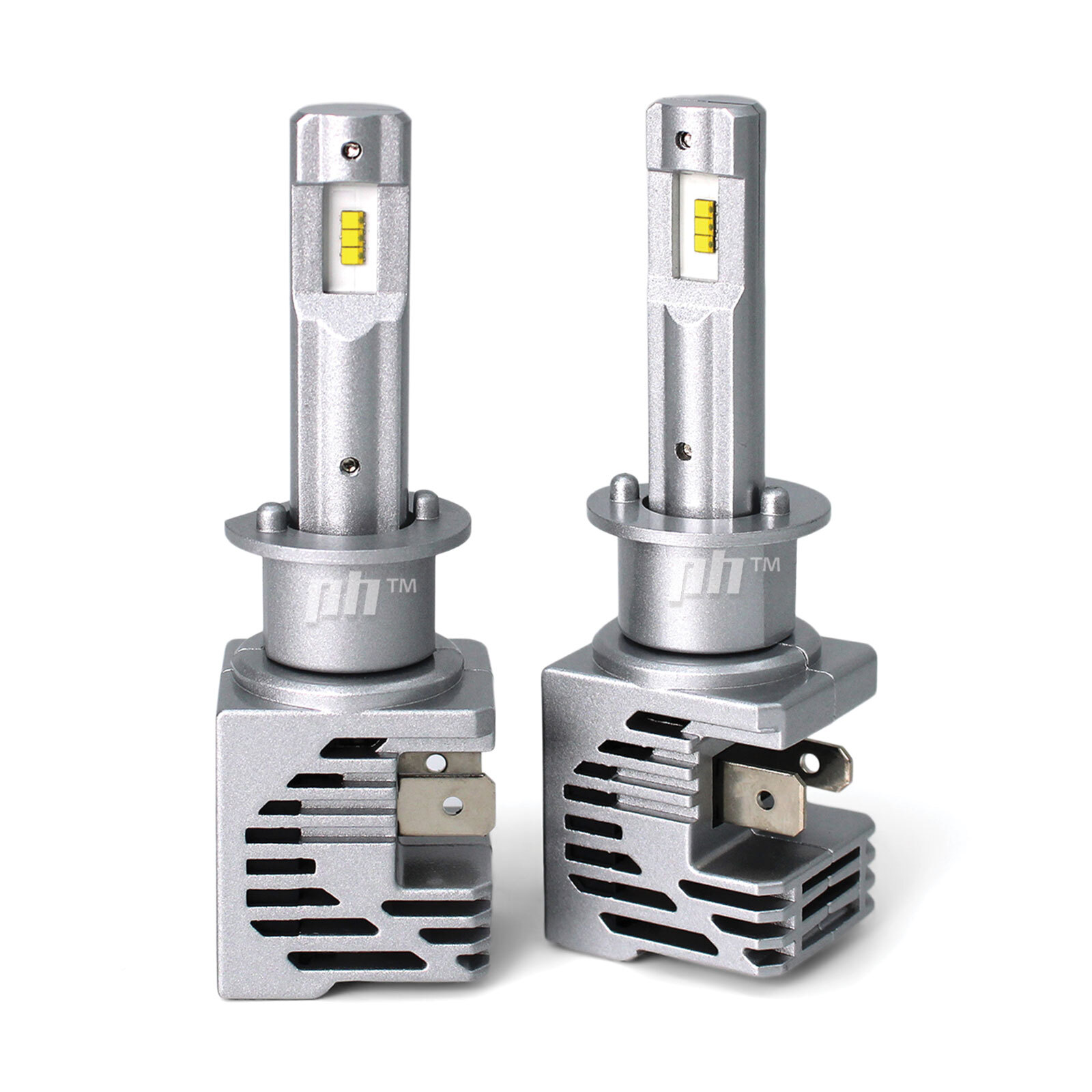 H1 LED Headlight Bulbs 6500K 8000LM PAIR LEDO