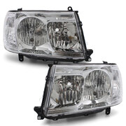 Headlights PAIR fits Toyota Landcruiser 100 Series 2005 - 2007