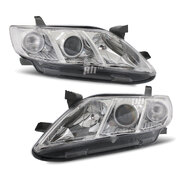 Headlights Chrome PAIR fits Toyota Camry ACV40 Altise Ateve Grande 2006 - 2009