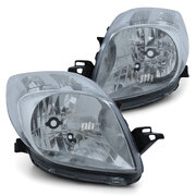 Headlights PAIR fits Toyota Yaris Hatch 2005 - 08/2008