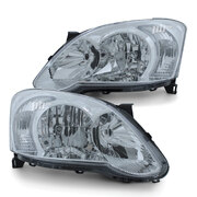 Headlights PAIR fits Toyota Corolla ZZE122 04/2004 - 02/2007 Hatch