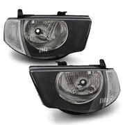 Headlights PAIR fits Mitsubishi Triton MN 2009 - 2015