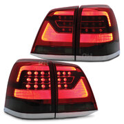 Upgrade Smoked Tail Lights LED SET Fits Toyota Landcruiser 200 Series 07 - 15