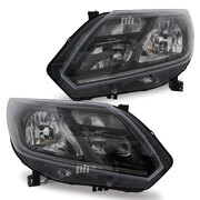 Headlights PAIR With DRL fits Holden Colorado RG Series 2 LS LT 2016 - 2020