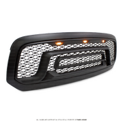 Grill Upgrade Matte Black Rebel Style fits Dodge RAM DIESEL 2500 3500 DS Laramie 2013 - 2020
