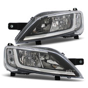 Headlights PAIR NO DRL fits Fiat Ducato Van & Motorhome 05/2014-