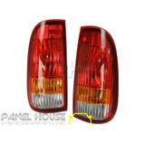 Tail Lights PAIR fits Ford F-Truck F250 F350 SUPER DUTY 01-07 ADR 3 Colour