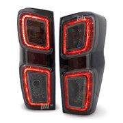 Tail Lights PAIR LED Smoked Fits Isuzu DMAX RG 2020 - 2024