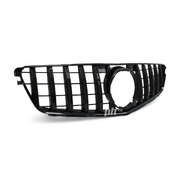 Gloss BLACK GT Style Grill fits Mercedes Benz C Class W204 2007 - 2014