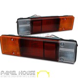 Mitsubishi Triton MK Ute 86-06 Pair LH RH Tray Back Tail Light Round Plug NEW