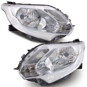 Headlights PAIR Fits Mitsubishi Triton MQ 2015 - 2018