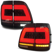 Upgrade BLACK Tail Lights Full LED SET fits Toyota Landcruiser 100 Series 1998 - 2007