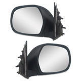 Door Mirrors PAIR Black Electric Fits Toyota Hiace LWB SLWB Commuter 2005-2013