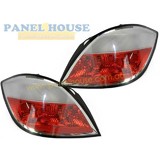 Tail Lights PAIR Red & Frosted fits Holden Astra AH 5 Door 2004 - 2007 PR