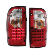 Tail Lights PAIR Altezza LED Fits Toyota Hilux Ute 97-01
