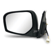 Door Mirror LEFT Black Electric fits Mitsubishi Triton ML MN 2006 - 2015