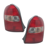 Tail Lights PAIR fits Mazda 323 BJ Astina 5 Door Hatch 98-02 PR