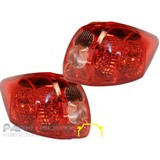 Taillight PAIR ADR Fits Toyota Corolla ZRE Series Hatch 2007-2010 RH+LH