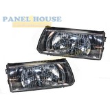 Mitsubishi L300 SJ Express Van 00-10 PAIR LH+RH Head Lights Lamp NEW Headlights