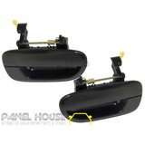 Door Handle Outer Rear Pair RH & LH to suit Hyundai Accent 6/2000 - 09/2005 