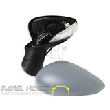 Door Mirror LEFT With Blinker Light & Cover fits Ford Fiesta WS & WT 08-13