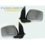 Door Mirror Chrome Manual Pair RH & LH to suit Nissan Navara D40 Ute 05 - 15