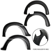 Smooth Wide Bolt On Style Fender Flare Kit 6 Piece Fits Ford Ranger PX MK2 15-18
