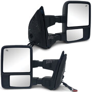 Extendable Towing Mirrors PAIR Heated Indicator fits Ford F250 350 2008 - 2015