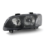 Headlight Black LEFT fits Holden Commodore VE SS SV6 2010 - 2013 LH