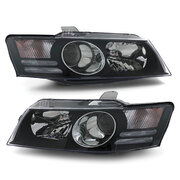 Headlights Black Projector PAIR fits Holden Commodore VZ SS Calais HSV 04-06