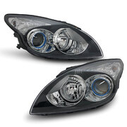 Headlights Black Projector PAIR fits Hyundai i30 FD 10-12 Hatch & Wagon