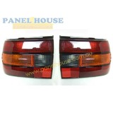 Tail Lights PAIR Smokey Tinted fits Holden Commodore VN Sedan PR