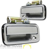 Door Handle Chrome Front Outer Pair (1 LH & 1 RH) fits Holden Rodeo TF Ute '88-'02