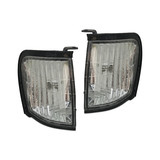 Corner Park Lights PAIR Crystal Lens fits Holden Rodeo TF Ute 97-03