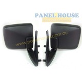 Mitsubishi L300 Express Van 86 - 00 Pair 1xLH 1xRH Black Door Mirrors Brand New