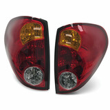 Tail Lights PAIR fits Mitsubishi Triton ML MN 2006 - 2015 ADR Wiring & Bulbs