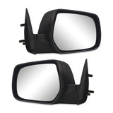 Door Mirror Black Manual Pair RH & LH to suit Mazda BT50 06-11 & Ford Ranger PJ PK 06-11