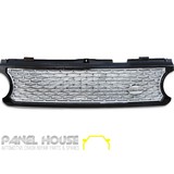 Grille Range Rover L322 06-10 HSE Vogue Replacement UPGRADE GRILL CHROME & BLACK 