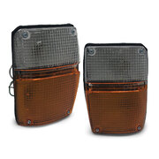 Corner Lights PAIR Orange Bottom fits Toyota Hiace 1978-1983
