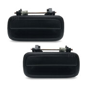 Door Handle Outer Black Rear PAIR Fits Toyota Hilux 09/1988 - 02/2005
