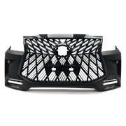 Web Style Front Bumper Kit & Black Grill Fits Toyota Hilux N70 Facelift 11 - 15