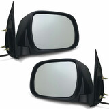 Door Mirrors PAIR Black Electric Fits Toyota Hilux 2010-2015 2WD 4WD