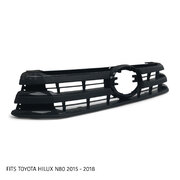 Grill BLACK fits Toyota Hilux N80 2015 - 2018 Workmate SR SR5